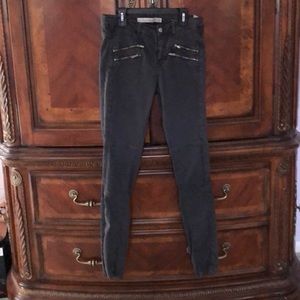 Zara jeans with zipper detail